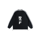 ReliaFort Black Striped Sweatshirt