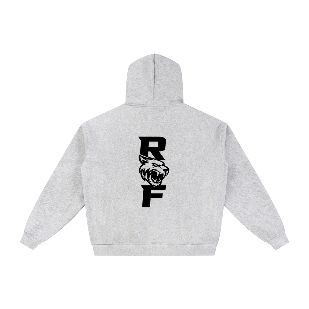 ReliaFort Light-Grey Zip Up Hoodie
