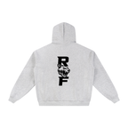 ReliaFort Light-Grey Zip Up Hoodie