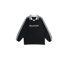 ReliaFort Black Striped Sweatshirt