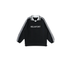 ReliaFort Black Striped Sweatshirt