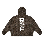 ReliaFort Leopard Zip-Up Hoodies