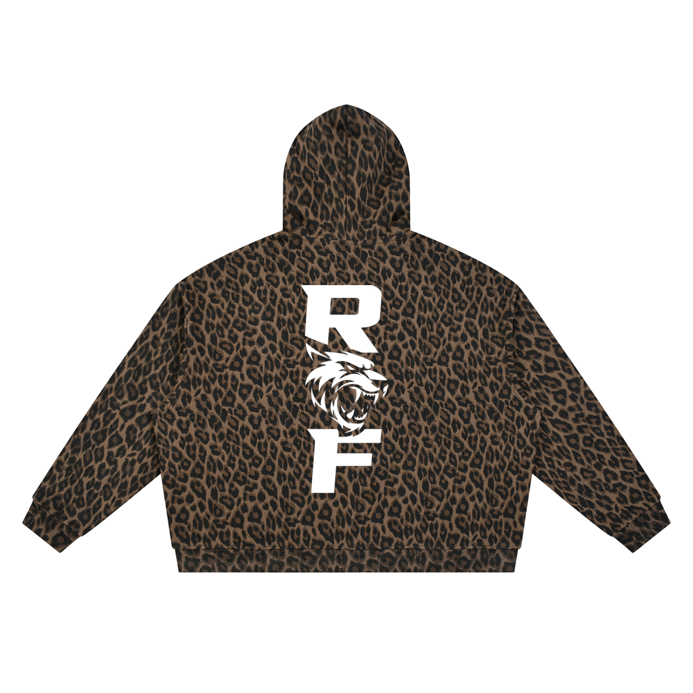 ReliaFort Leopard Zip-Up Hoodies