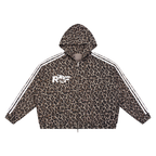 ReliaFort Leopard Zip-Up Hoodies