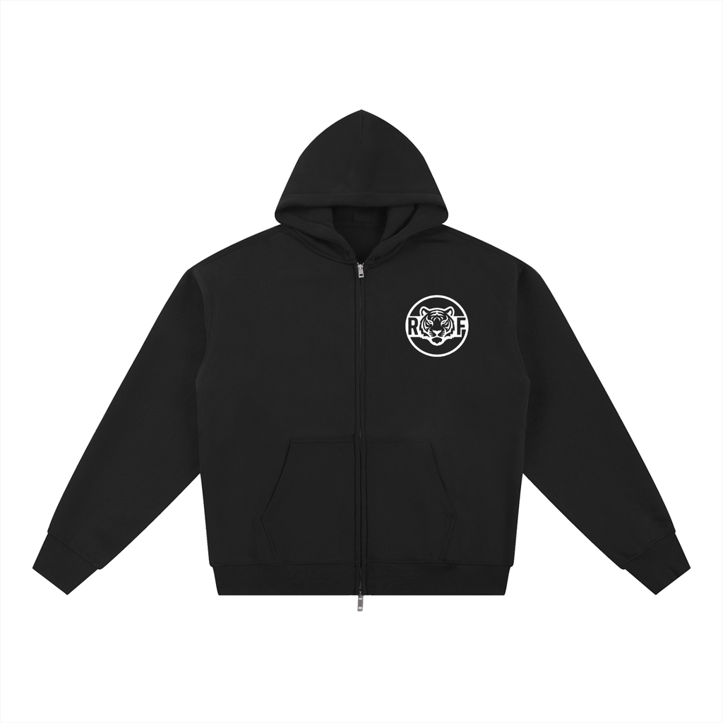 ReliaFort Black Zip Up Hoodie