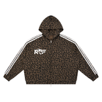 ReliaFort Leopard Zip-Up Hoodies